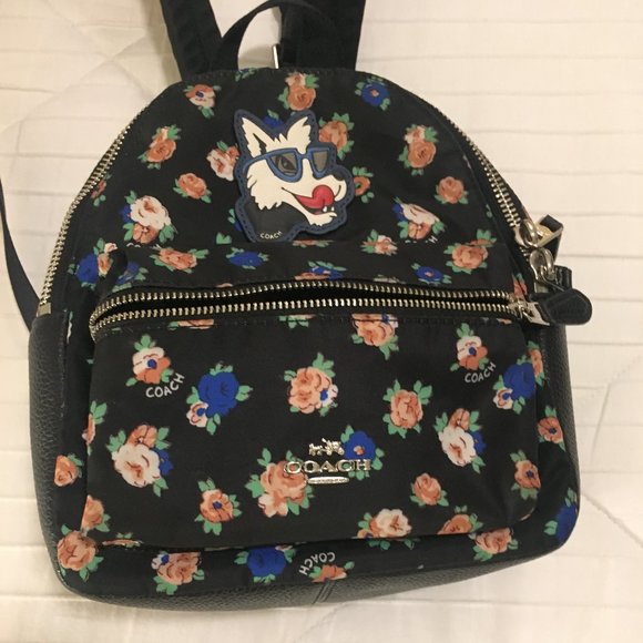Coach Mini Charlie Tea Rose Floral Print main image 11